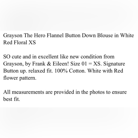 GRAYSON Anthropologie The Hero ditzy floral button-down flannel blouse - Picture 5 of 8